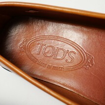 MF9804*イタリア製*トッズ TOD'S*36(23cm相当)*レザーローファー*ドライビングシューズ*スリッポン*モカシン*革靴*ブラウン_画像7