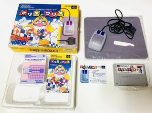 Nintendo SFC wario paint set スーパーファミコン マウス マリオワリオ ペイントセット ピクロス SNES SFC Nintendo Japan JP