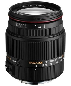 SIGMA 高倍率ズームレンズ 18-200mm F3.5-6.3IIDC HSM ペンタックス用 APS-