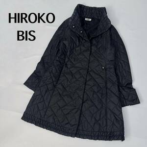 ヒロコビス　HIROKO BIS キルティングコート コート　中綿　ジャケット　アウター　ロングコート 軽量　M レディース　