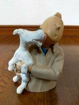 タンタン&スノーウィー TINTIN&SNOWY フィギュア 置物 タンタンの冒険 中古_画像1