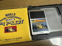 PC Engine PCエンジン エフワンサーカス、92/ワールドサーキット/F-1パイロット)/F-1 ゲーム 合計4個HuCARD 現状品_画像4