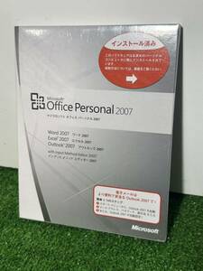 Microsoft Office Personal 2007マイクロソフトオフィスパーソナル/　ワード・エクセル・アウトルック【正規未開封】