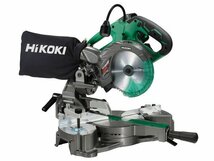 新品 HiKOKI ハイコーキ 165mm コードレス卓上スライド丸のこ C3606DRA(XP) 36Vマルチボルト 充電器・充電池付 LEDライト 切断 日立工機_画像1