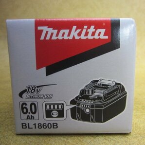 新品 makita マキタ リチウムイオンバッテリ 純正 BL1860B 18V 6.0Ah 雪 飛行機マーク 残容量表示付 急速充電対応 バッテリー 電動工具 8の画像4