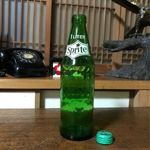 【昭和レトロ雑貨】スプライト1リットル空瓶