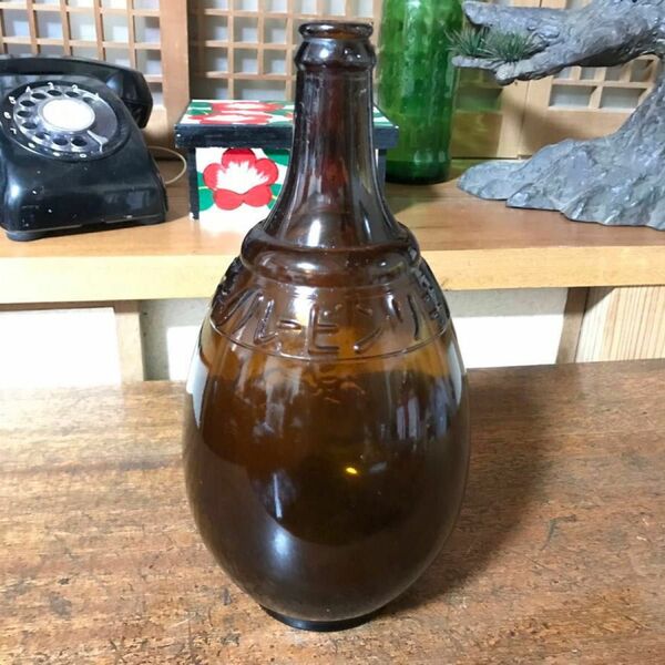 【昭和レトロ雑貨】キリンビールの空瓶