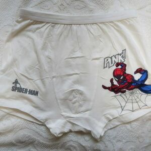 ☆★新品★男児 ボクサーブリーフ★スパイダーマン★170サイズ★中学生～高校生用★白色②★☆ 