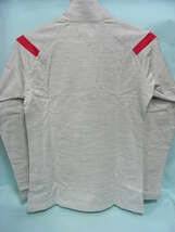 ★PHENIX フェニックス Frost W's 1/2 Zip Tee PS982LS60 ヘザーホワイト ●ダイジェナイトサーモ 未使用品_画像4