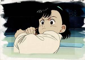 YAWARA!. bear . cell picture animation original picture background ... Naoki Shogakukan Inc. Big Comics pilitsu[A597]