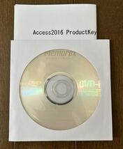 【POSAカード版・中古品】Microsoft Access 2016 ★プロダクトキー・インストール用DVD 2PC　①_画像3