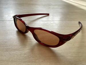 OAKLEY FOUR S Crystal red×VR50 б/у прекрасный товар снят с производства Tokoro George очки солнцезащитные очки 