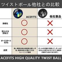 ★ブルー★ ACEFITS ツイストボール オートスタート 手首強化_画像6