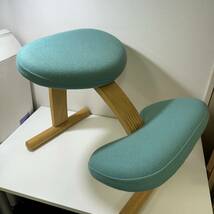 Rybo　リボ　Balans EASY　バランスイージー　ブルー系　北欧　ノルウェー 　姿勢矯正　学習椅子　チェア　椅子　※分解して発送_画像1