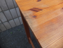 MUJI 無印良品 パイン材 フォールディングデスク 折りたたみ式 折りたたみテーブル 木製 良品計画 ※直接引取り可能商品_画像4