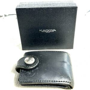 KADOYA カドヤ 財布 折りたたみ財布 革財布 ビンテージ (B2538)