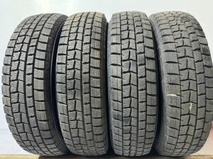 送料無料　A310 2019製 DUNLOP WINTER MAXX 155/80R13 79Q 中古　スタッドレスタイヤ　4本セット 7分山