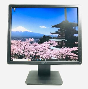 中古 17型スクエア　液晶モニター 黒 ★ DELL E1715Sc 解像度：1280×1024 SXGA VGA/DisplayPort