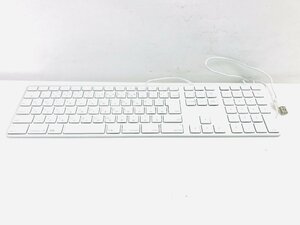 中古動作品Apple Keyboard マック 純正 USBキーボード　 A1243