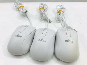 [中古品]富士通 マウスＭ520 USB 3個セット 複数