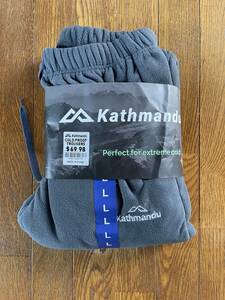 新品　ニュージーランドKathmandu　-30度対応　超防寒インナーパンツ　キャンプパンツ　L