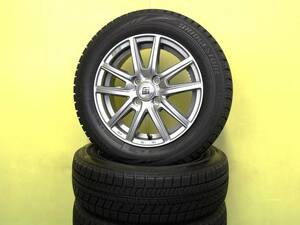 S3747 中古 4本 165/65R14 ブリヂストン ブリザック VRX ザインSS 5J +39 4H 100 シルバー タンク ルーミー トール パッソ ミラージュ