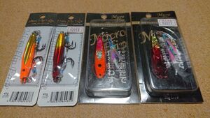 Gear Lab Wungsten Microflip 35G Edge 40G 4 Set New B Sea Tai Jig Red Sea Уничтоженное рыбное море