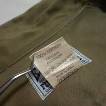 【COLIMBO コリンボ KANVASBAK 528 モールスキン ワークジャケット M】キャンバスバック KHAKI_画像7