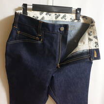 【良好 Ben Davis PROJECT LINE “HEY SLIM DENIM 2” ストレッチ サルエル デニム BDY-5410S W32】日本製 インディゴ ベンデイビス_画像5