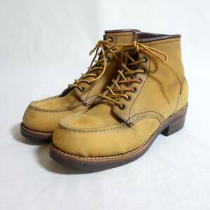 【00年製 RED WING 2878 ヌバック アイリッシュセッター 刺繍羽タグ US7 2E（26cm）】VIBRAM700ソール レッドウイング モックトゥ ブーツ