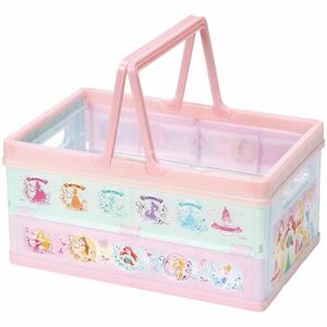  Princess folding basket storage box storage case tatami .. case character Disney Disneyske-ta-