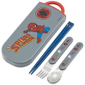  Spider-Man sliding set of forks, spoons, chopsticks .. present for cutlery anti-bacterial dishwasher correspondence SPIDER-MANPOP COMICS man child child Kids 