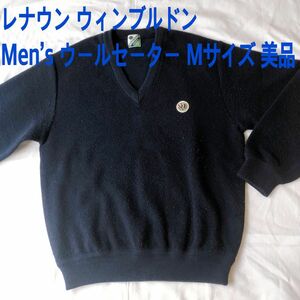 レナウン ウィンブルドン Men’s ウールセーター 美品