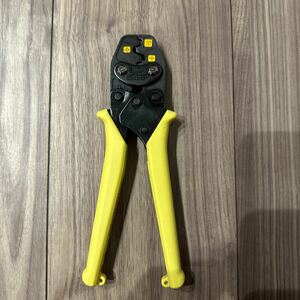 【美品】電気工事士 LOBSTER ロブテックス ミニ圧着工具 リングスリーブ用 AK17MA2 ★