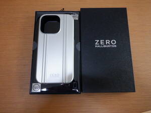 ★iPhone14Pro専用 ZERO HALLIBURTON ケースシルバー使用品・ブラック開封未使用品・Deff社製ケース・ドコモ社製ケース付属