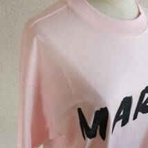 【【新品・未使用】MARNI KIDS ロゴプリントコットンTシャツ　ピンク　IT36　THJET49EPHUSCS11 LOC13_画像3