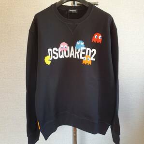 【新品・未使用】DSQUARED2 KIDS x Pac-man スウェットシャツ　ブラック　16Y　DQ2248D003G