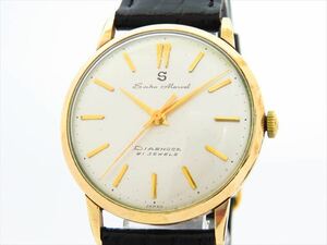 ◆◇Seiko セイコー Marvel マーベル 14021 手巻き 21石 14KGF 1959年製 赤機械 ジャンク◇◆