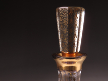 【ONE'S】西洋アンティーク ボヘミアガラス パネルグラス エーゲルマン デキャンタ グラス付 BOHEMIA GLASS ブランド洋食器 西洋美術_画像4