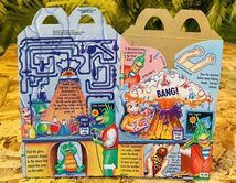 90' McDonalds Jim Henson DINOSAURS Happy Meal boxes④◆ビンテージマクドナルド◇恐竜家族◆ハッピーミール希少◇◆◇セサミストリート_画像3