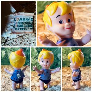 70' vintage DAKIN Hanna-Barbera FLINTSTONES Bamm-Bamm figure◇ビンテージハンナバーベラフリントストーン◆バンバン原始家族◇当時レア