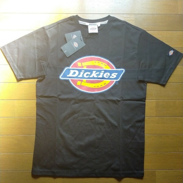 b Dickies ディッキー ロゴ 半袖Tシャツ ブラック Sサイズ 定価4400円 半袖 Tシャツ 黒 y9779-1-HZ8