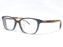 999.9 かっこ良く お洒落な ウェリントン 2.5万円 黒 + 鮮やかで 美しい べっ甲柄色 快適構造 鯖江 日本製 メガネ フォーナインズ AP-09_画像3