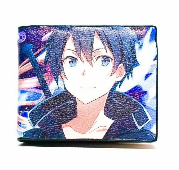 財布 ソードアート キリト アスナ 青 SAO ソードアートオンライン サイフ さいふ 長財布 グッズ