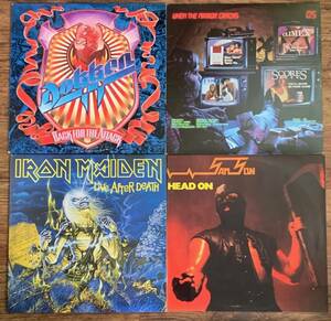 ハードロック・ヘヴィメタル 10枚セット　「IRON MAIDEN / SAMSON/ DOKKEN / Q5 / DAVID LEE ROTH / JOURNEY / LARS ERIC MATTSSON 」