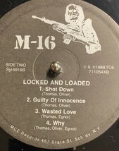 M-16 / Locked And Loaded (US盤LPレコード 711054X)_画像5