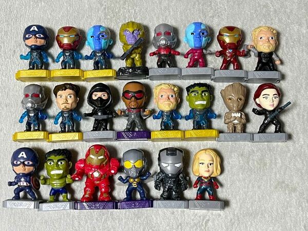 22体　アベンジャーズ エンドゲーム マクドナルド ミールトイ　海外マクドナルド　MARVEL Happyくじ