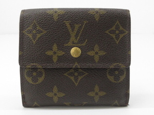 d80303-ap [送料280円]ジャンク▼LOUIS VUITTON ルイヴィトン モノグラム ポルトフォイユ・エリーズ M61654 折り財布 [170-240108]