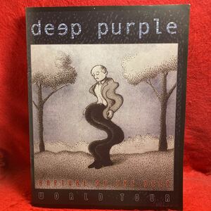 ◯DEEP PURPLE ディープパープル RAPTURE OF THE DEEP WORLD TOUR パンフレット IAN GILLAN/ROGER GLOVER/IAN PAICE/STEVE MORSE ※洋書？