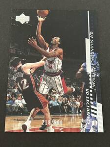 NBA 00-01 UPPER DECK UD EXCLUSIVES SILVER #59 Shandon Anderson 500枚限定シリアル入りパラレル